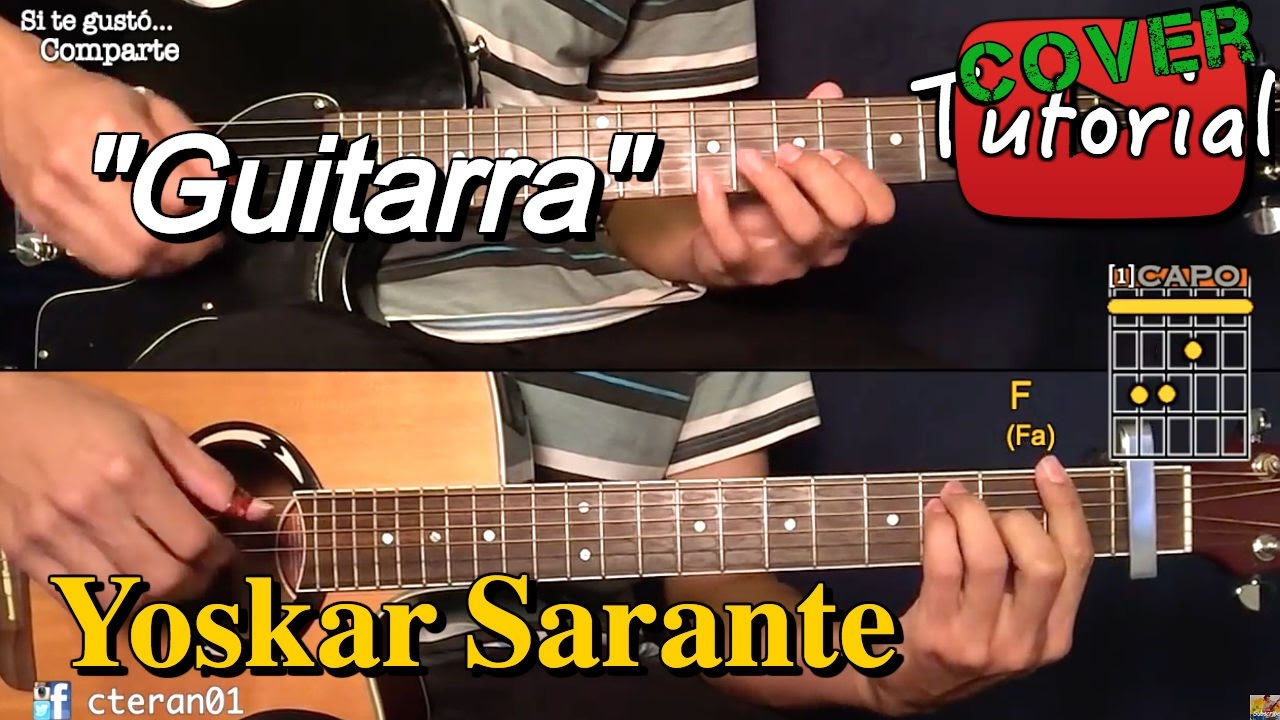 Guitarra - Yoskar Sarante Bachata Cover/Tutorial Guitarra