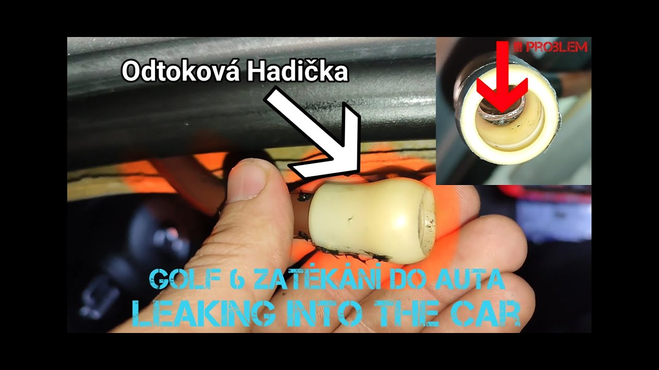 Golf 6 Variant - Panorama=Zatékání okolo A sloupku,Snadná rychlá oprava (Quick Repair sunroof)