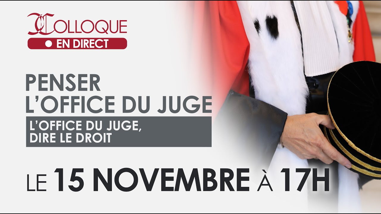 L&rsquo;office du juge, dire le droit