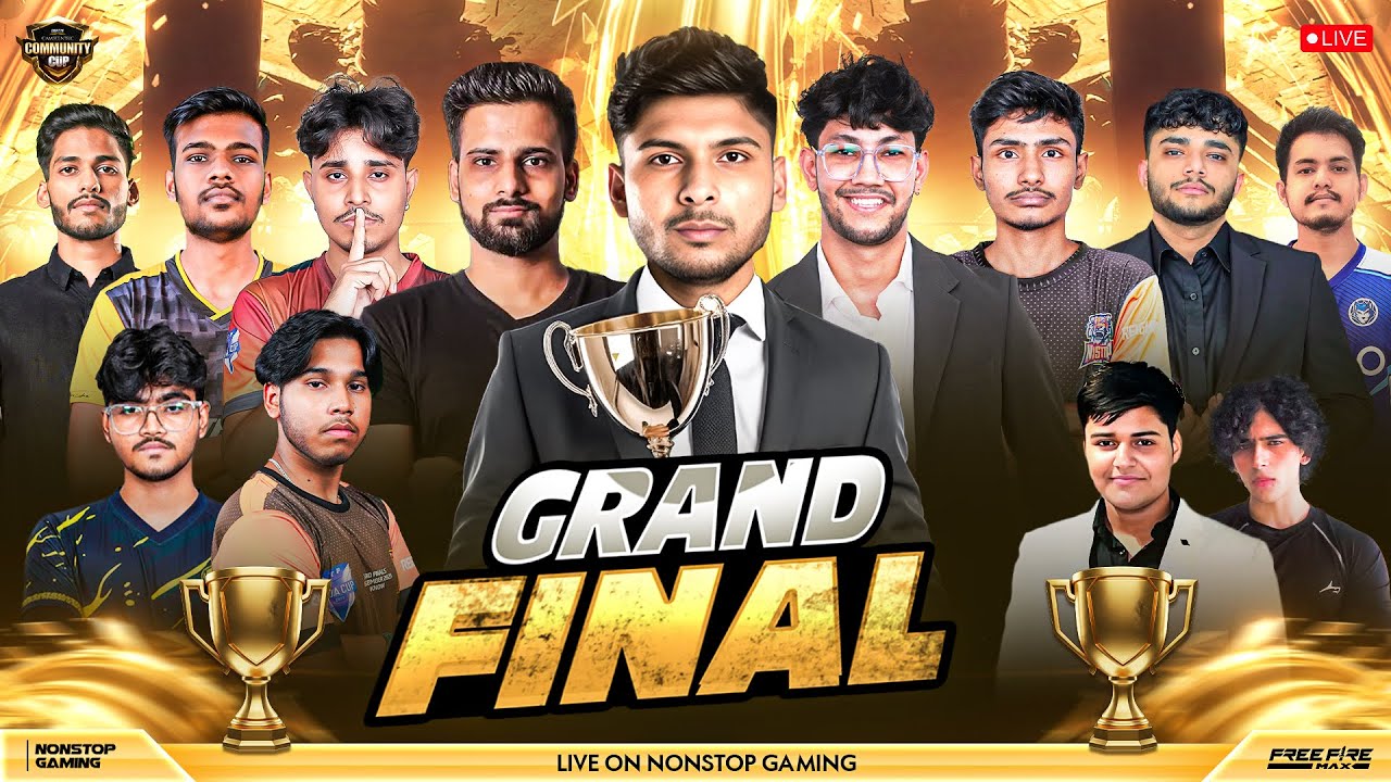 COMMUNITY CUP GRAND FINAL  🔥🥵 CHAMPION RUSH  FT- TG, S8ULELITE, NG, GODL, K9, MNZ RGE #nonstopgaming