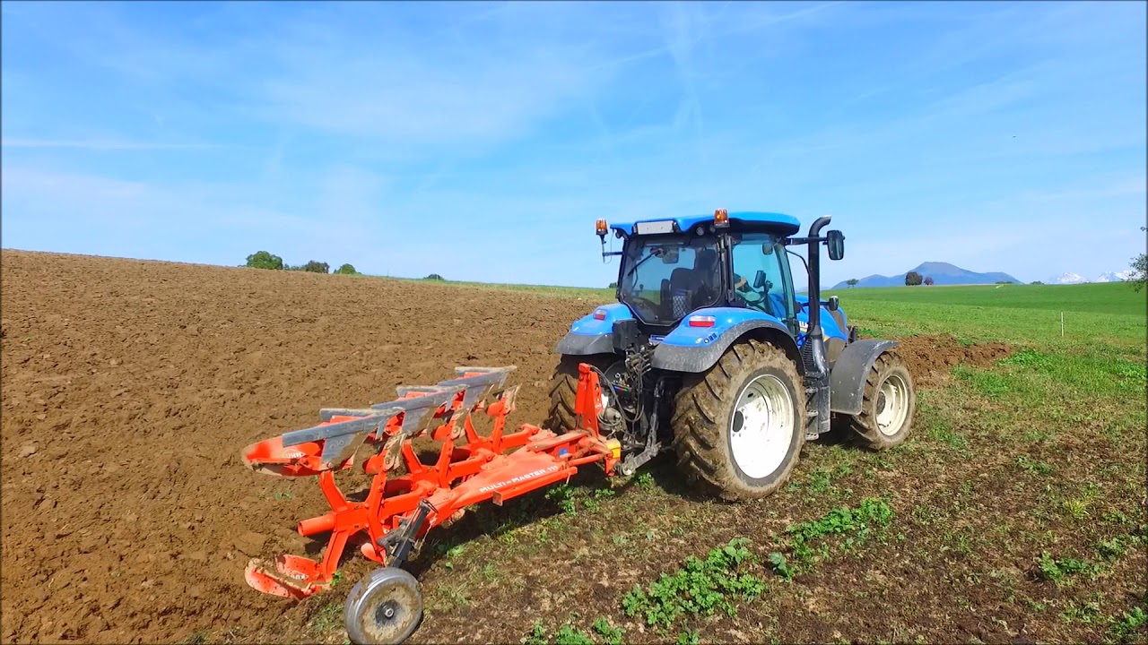 Labour 2017 New Holland T6 155/ Kuhn Multi-Master 111
