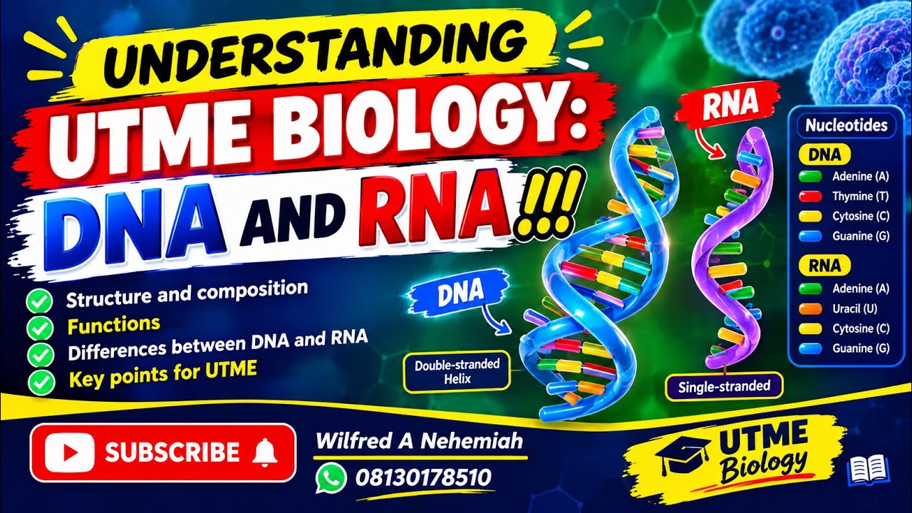 UTME Biology: DNA and RNA