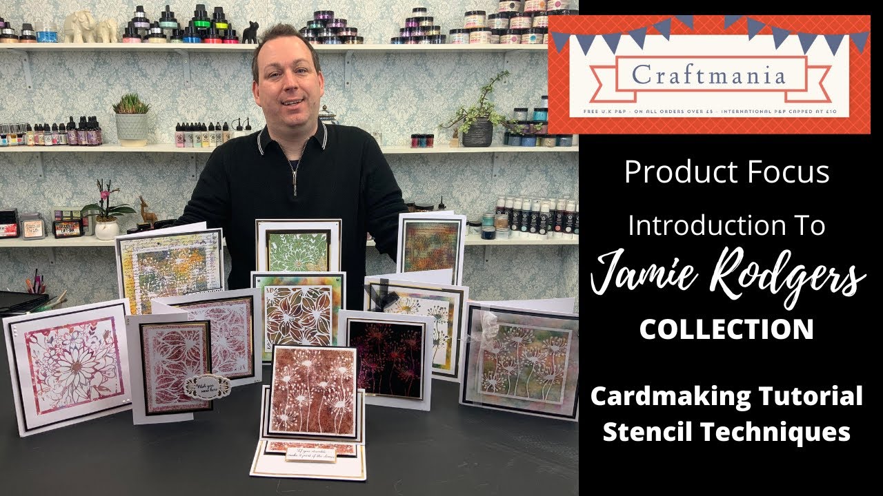Jamie Rodgers - Stencil Techniques For Card Making Tutorial