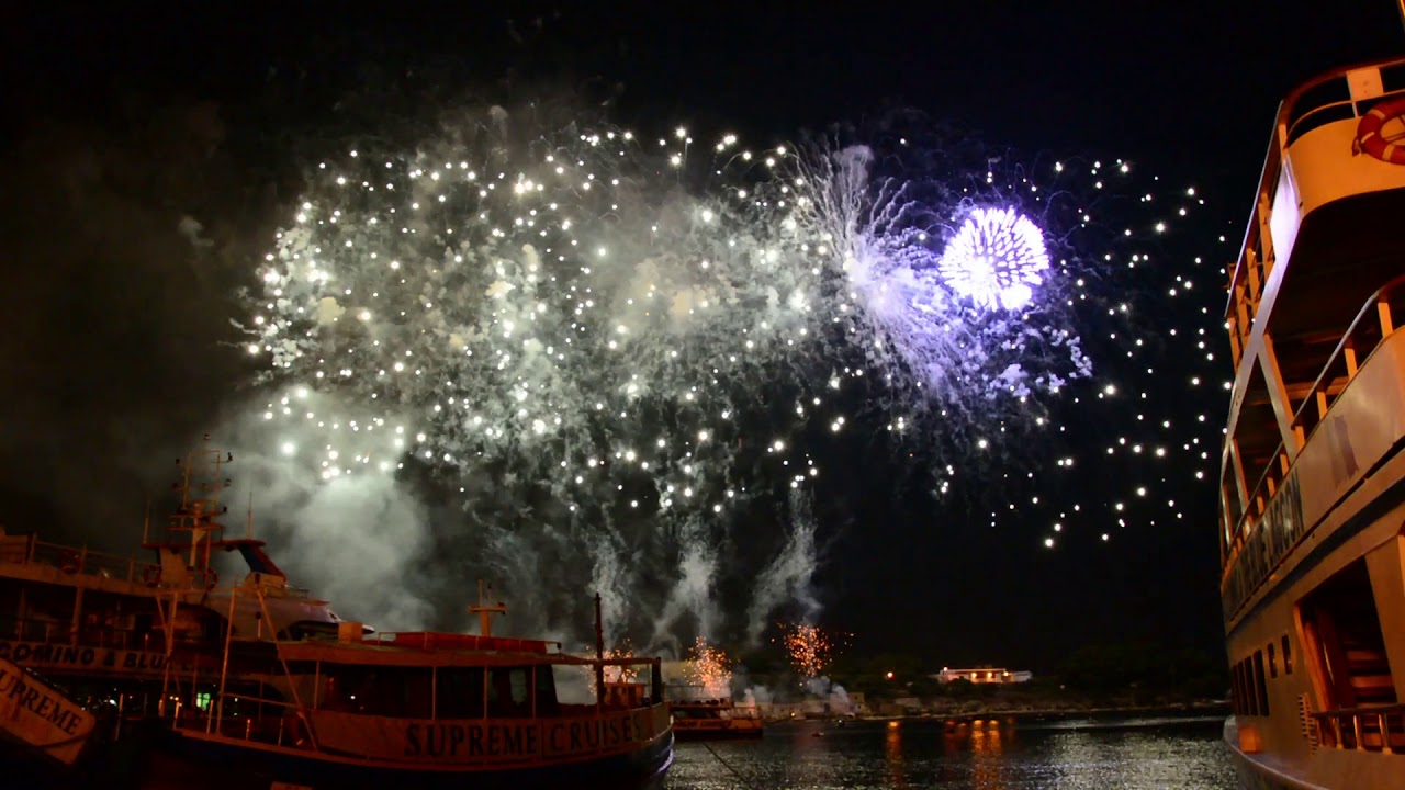Sliema,Malta Fireworks 18-08-2018