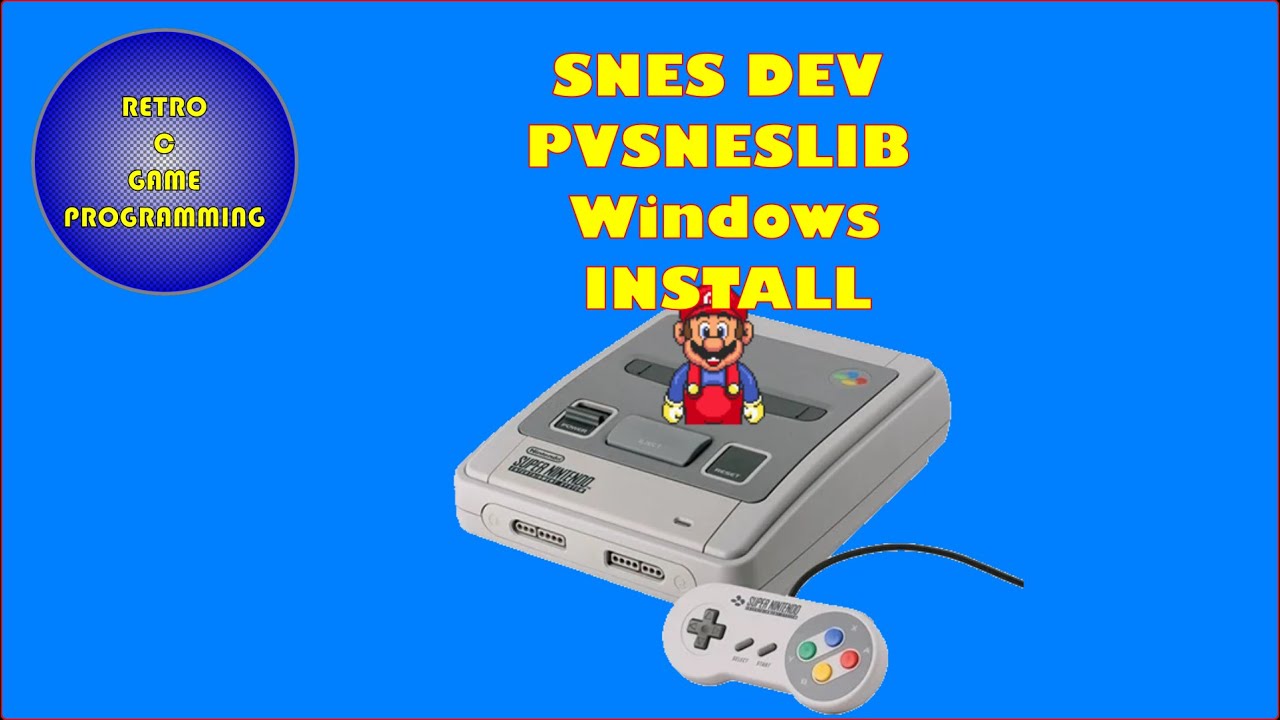 Super Nintendo Programming in C: PVSneslib Windows Install
