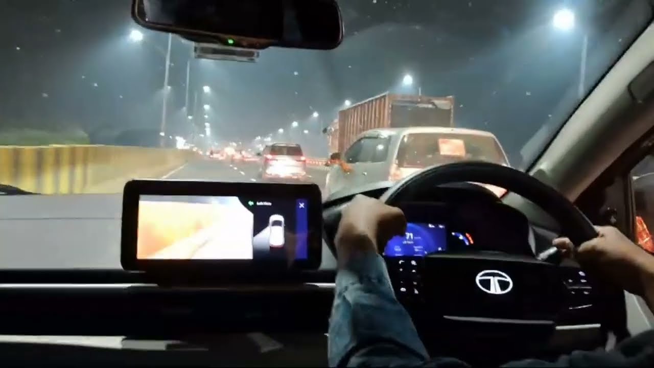 going to mahakumbh in my tata Nexon creative plus s small vlog