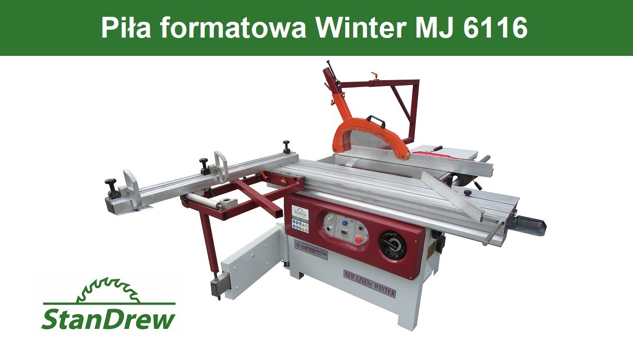 Piła formatowa Winter MJ 6116 - StanDrew maszyny stolarskie