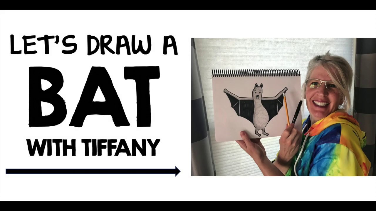 How to Draw a Bat: Art Lesson in ASL