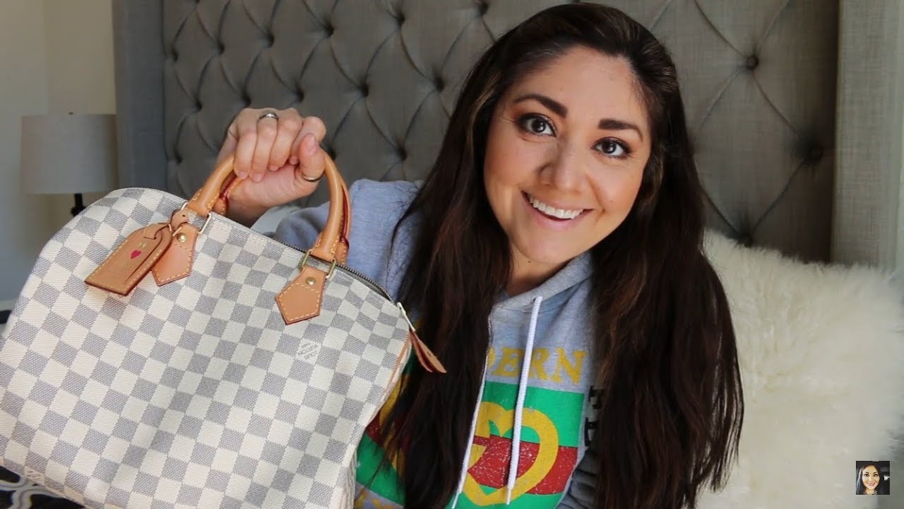 WHAT'S IN MY LOUIS VUITTON SPEEDY 30 | Minks4All