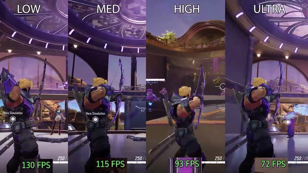 Marvel Rivals Low vs Ultra Settings on RTX 3080 on 1440p
