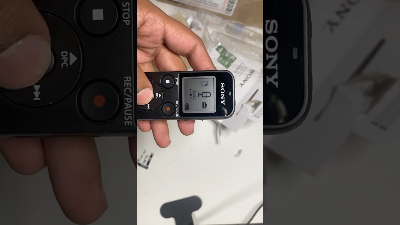 Sony ICD-PX370 Mono Digital Voice Recorder | Dirty unboxing