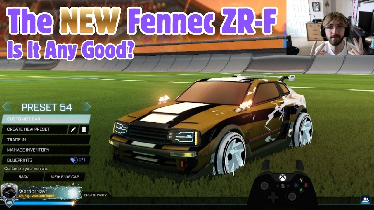 Trying Out The New Fennec ZR-F | Rocket League Ranked 3s