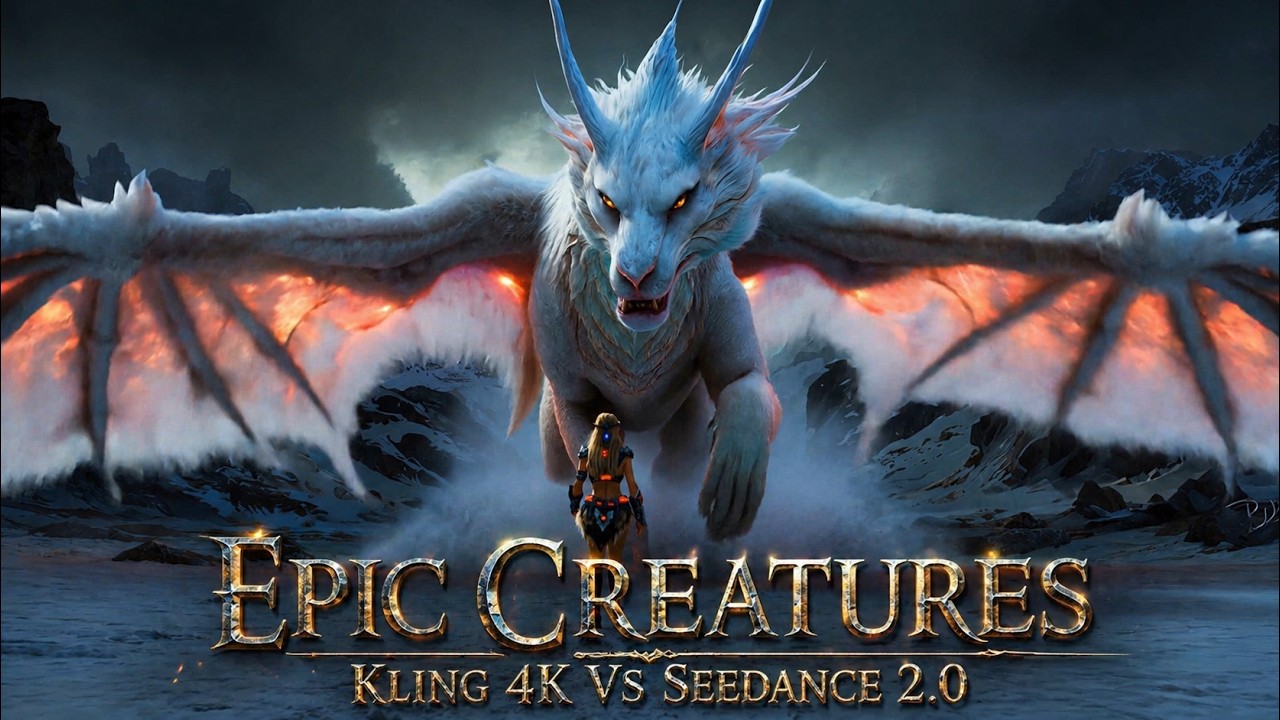 Epic Magical Creatures -  Kling 4K Vs Seadance 2 0 (Feat Cambria)