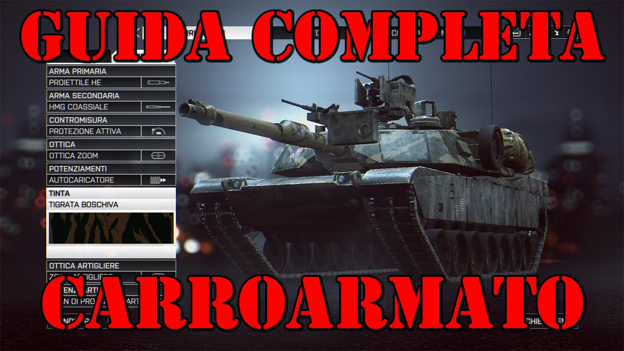 Guida completa al CarloArmato/CarroArmato/MBT - Tutorial Battlefield 4 HD
