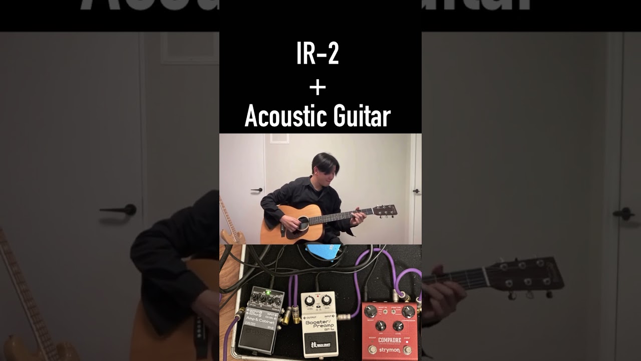"Can be used for Acoustic" Boss IR-2 + Acoustic Guitar Live Streaming Guitar Play 45 