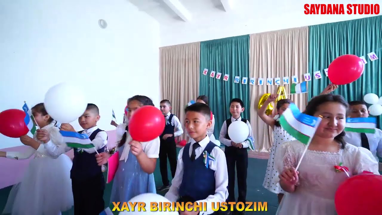 BERUNIY TUMANI 50 MAKTAB 4-A  SINF O'QUVCHILARINING XAYR BIRINCHI  USTOZIM BAYRAMI (SAYDANA STUDIO)