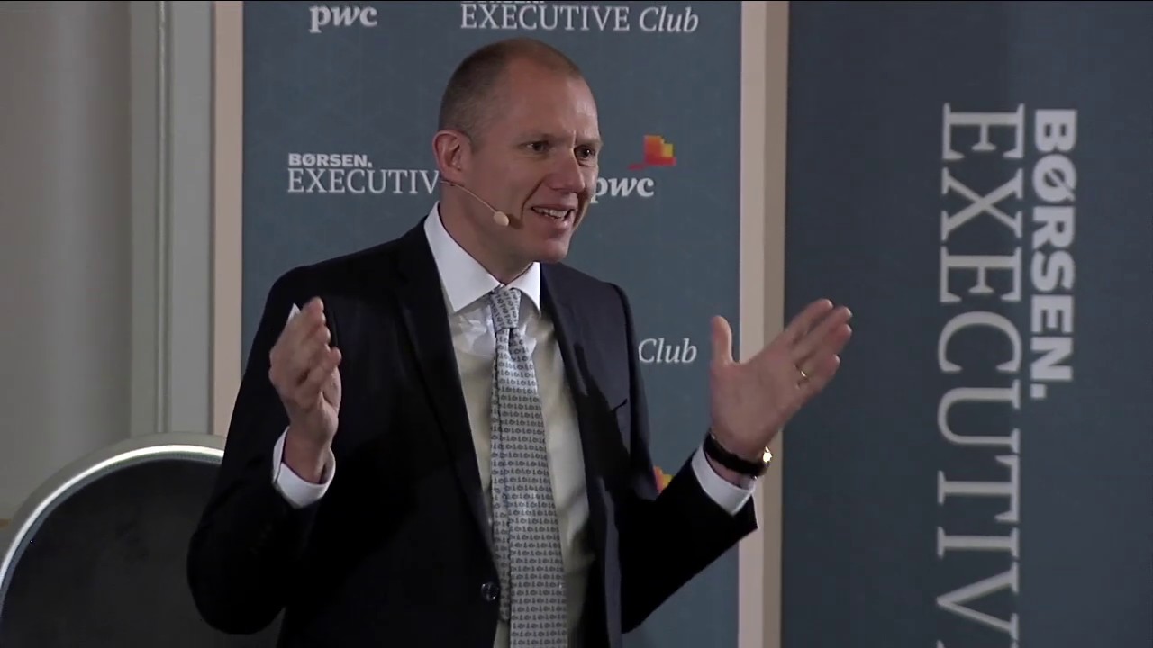 Jens Bjørn Andersen Adm. Direktør DSV taler ved Børsen Executive Club