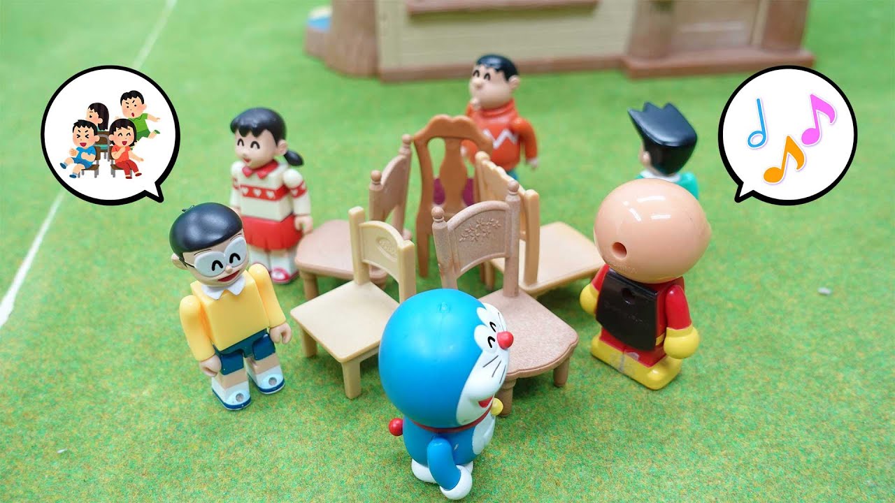 イスとりゲーム かつのはだれかな？ おもちゃ アニメ【ドラえもん】