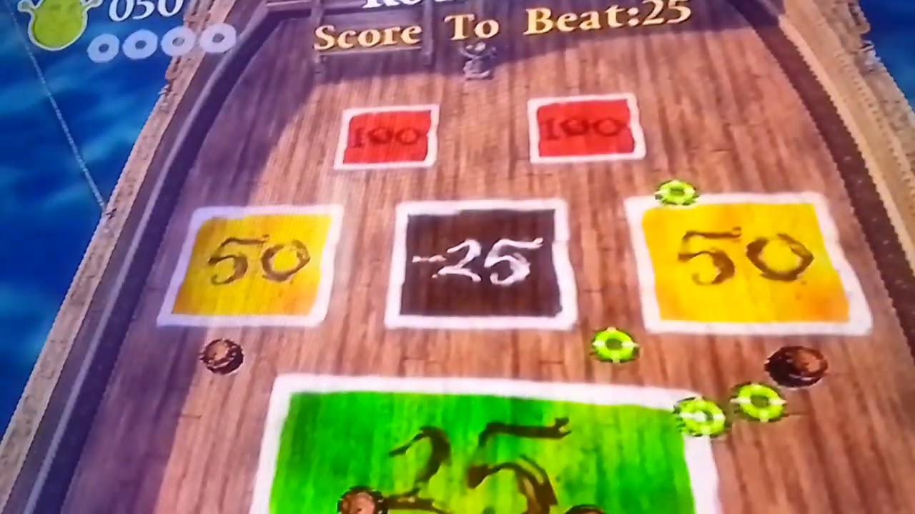 Shrek the third PS2 mini games