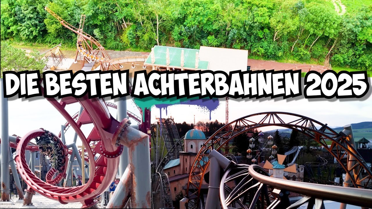 Die besten Achterbahnen 2025