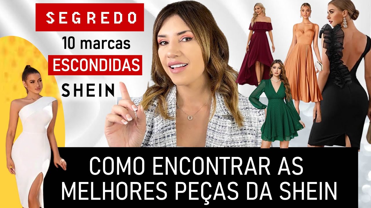 COMO ACHAR AS MELHORES PEÇAS NA SHEIN 13 Marcas escondidas VESTIDOS LINDOS