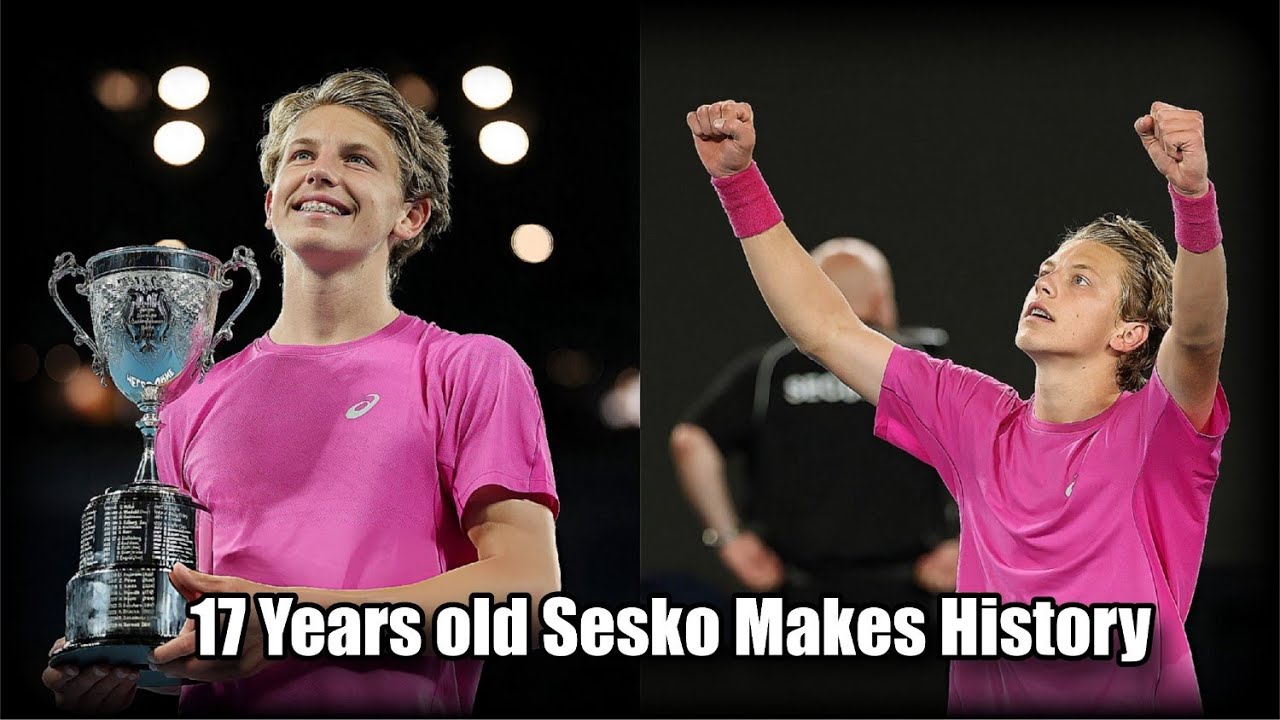 Ziga Sesko, 17, Wins Junior Australian Open Crown  Slovenian Tennis Star Makes History