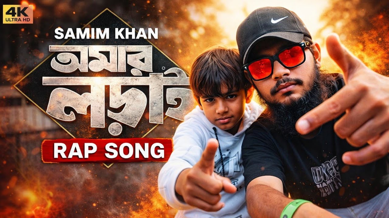 আমার লড়াই 🔥 Bangla Rap || Samim Khan || 