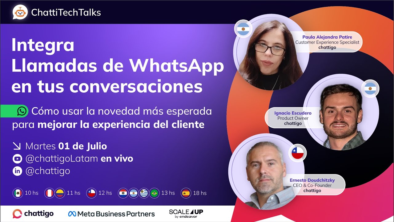 Integra Llamadas de WhatsApp en tus conversaciones