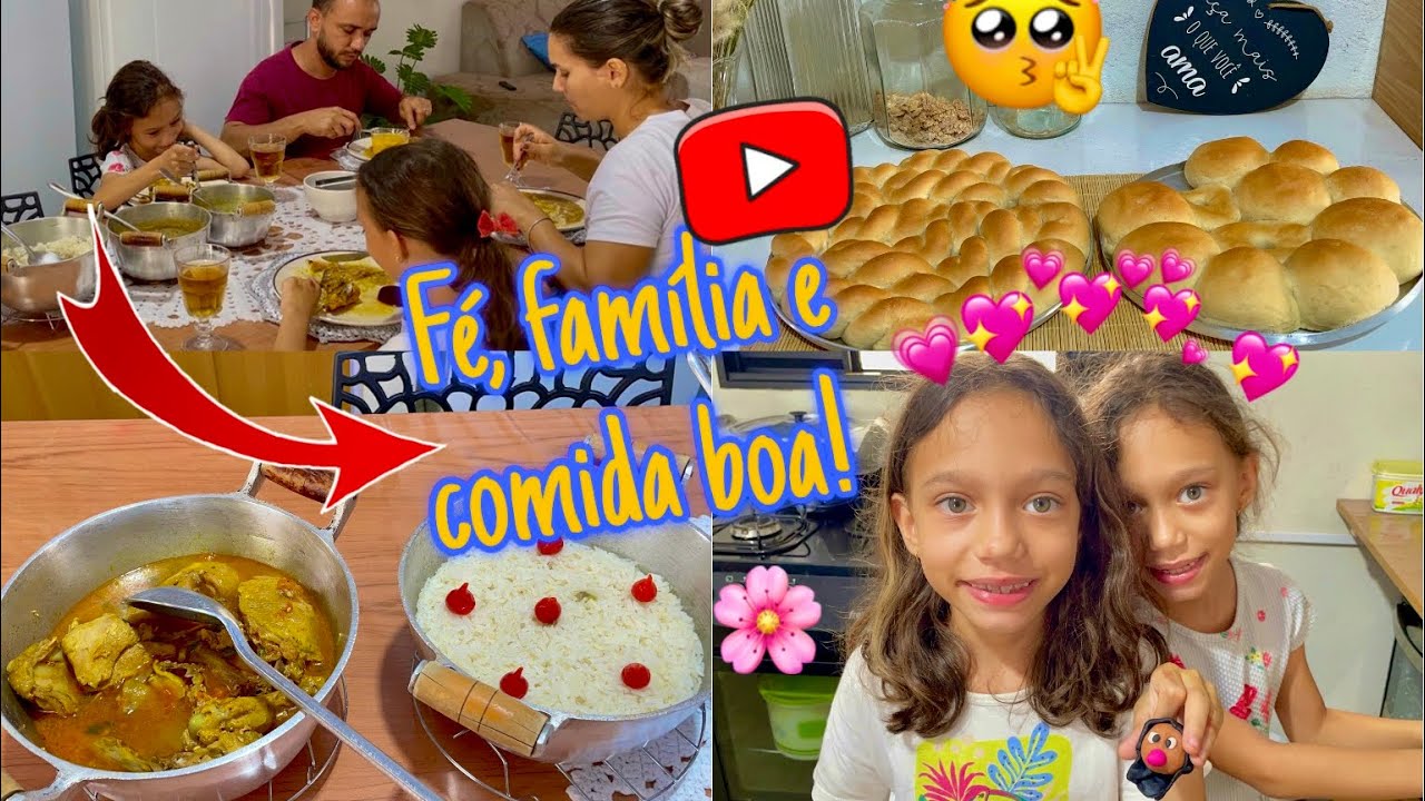 FIZ PÃOZINHO ALGODÃO / ALMOÇO EM FAMÍLIA 