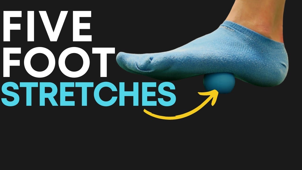 5 FOOT STRETCHES for Foot and Ankle Mobility