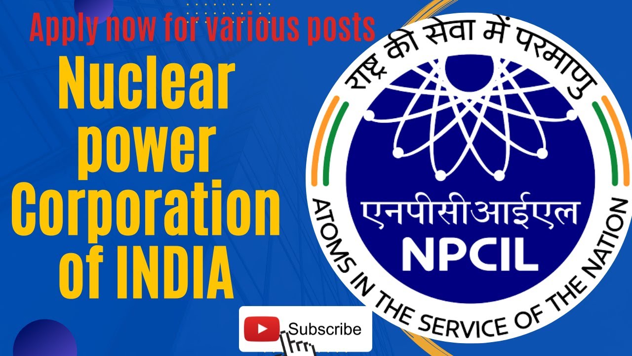 NPCIL recruitment 2022 | Apply now for various posts #vacancy