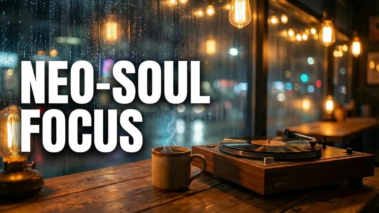 Gentle Coffeehouse Neo-Soul | Focus Music for Late Night Study Sessions