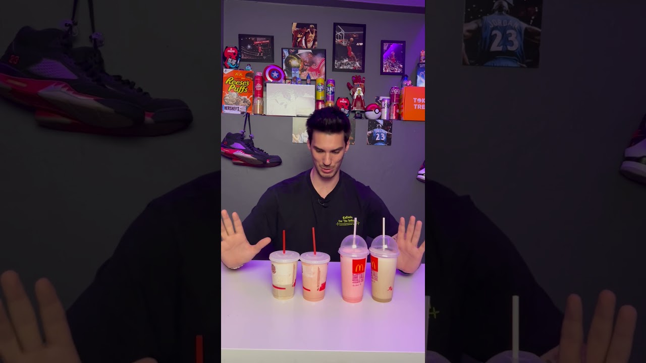 MILKSHAKE KAPIŞMASI: MCDONALD'S x BURGER KING #shorts