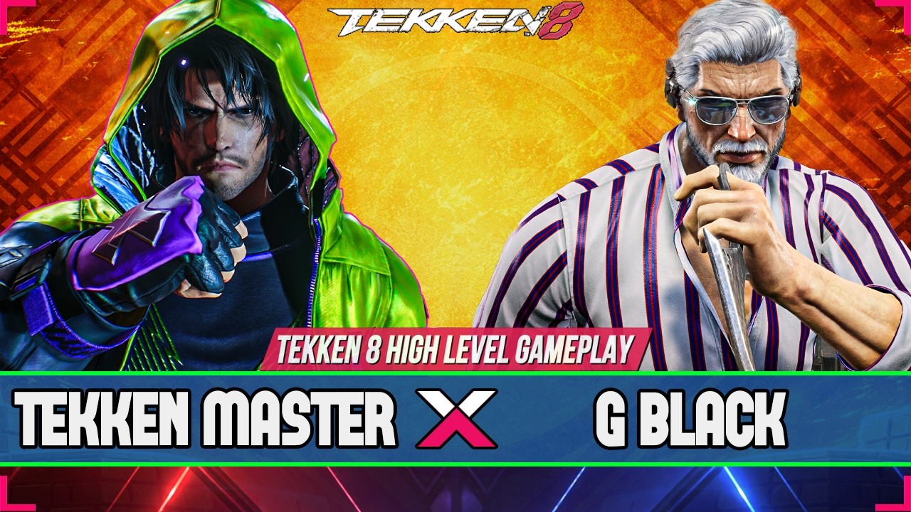 Мастер Tekken (Клайв) против Джи Блэка (Виктор) &ndash; Профессиональные игроки без пощады | Tekken 8