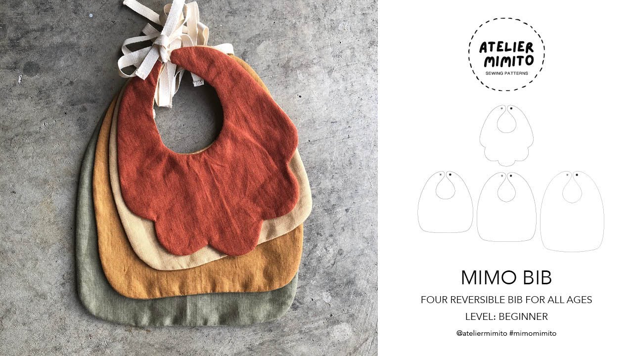 How to sew the #mimomimito bib by @ateliermimito