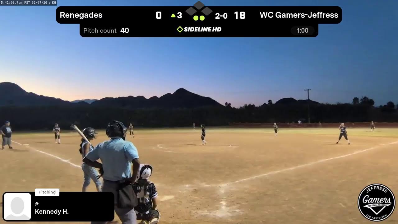 WC Gamers-Jeffress vs. Renegades (2026.02.07)