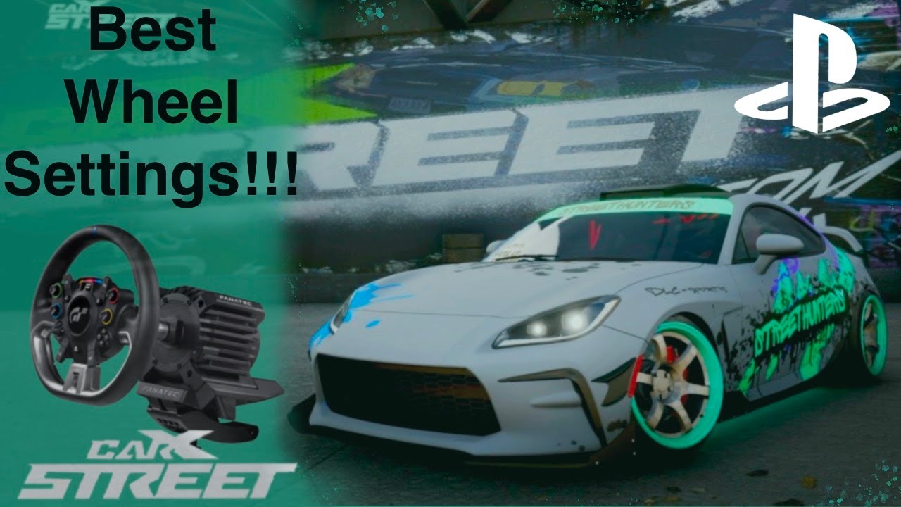 CarX Street PS5 - Лучшие настройки руля | Fanatec