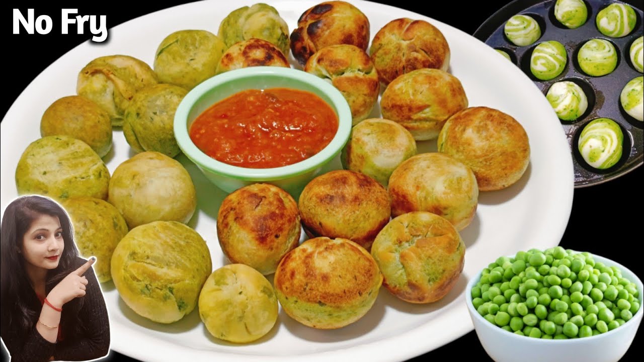 Crispy Matar Balls Recipe 😋 मटर की टेस्टी कचौरी बिना डीप फ्राई किये |Matar Recipe| No Fry Recipe 