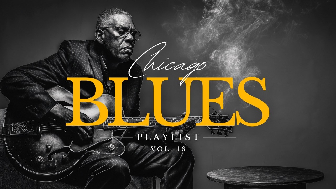 Chicago Blues Lounge – Smooth Slow Guitar for Relaxing Evening Atmosphere