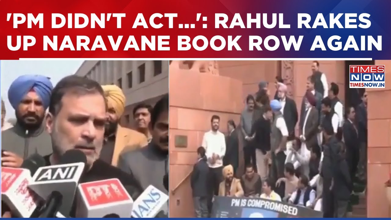 Rahul Gandhi Reignites Naravane Book Row, Escalates Attack On Centre Over China Stand | Watch