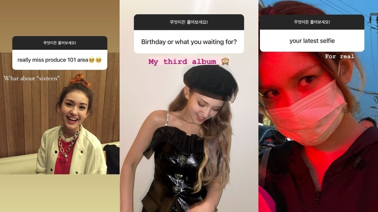 Somi answers fans Burning Questions on Instagram ft. Zion.T, Comeback hint, Produce 101