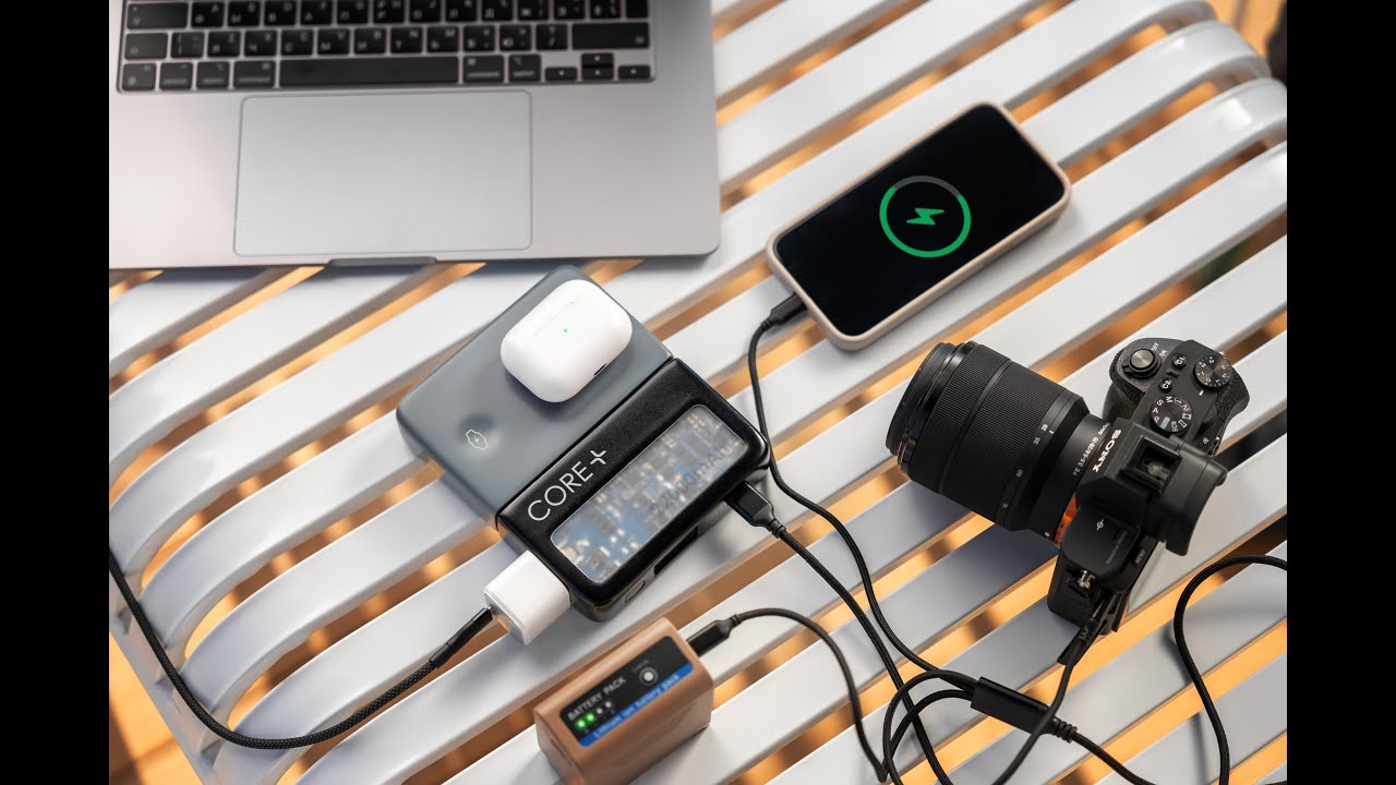 CorePlus: 27,000mAh Pocket-Size Power Bank with 110V/220V AC