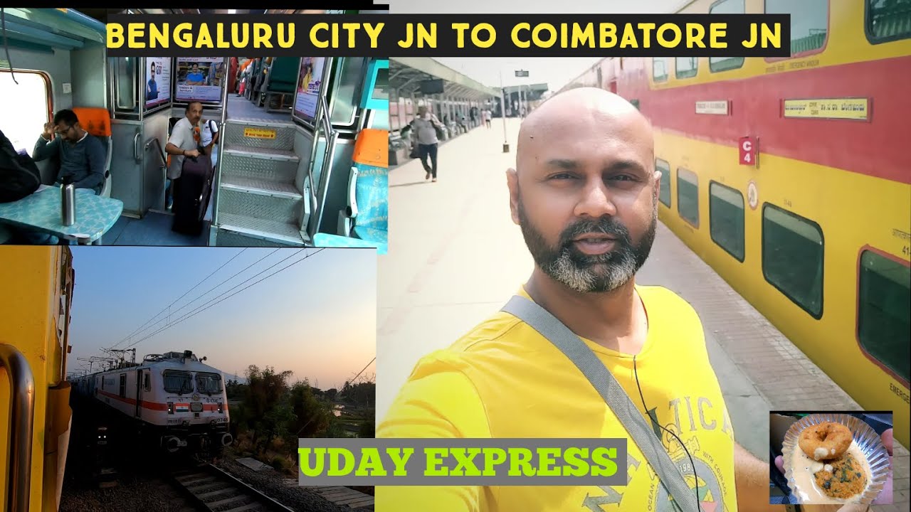 Double Decker UDAY Express | Bangalore to Coimbatore #railway #coimbatore #travel