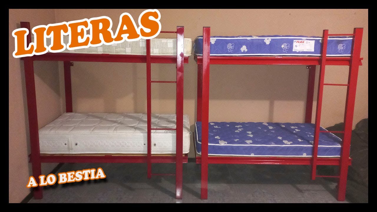 Cómo hacer literas de metal resistentes | Literas metálicas caseras para toda la vida