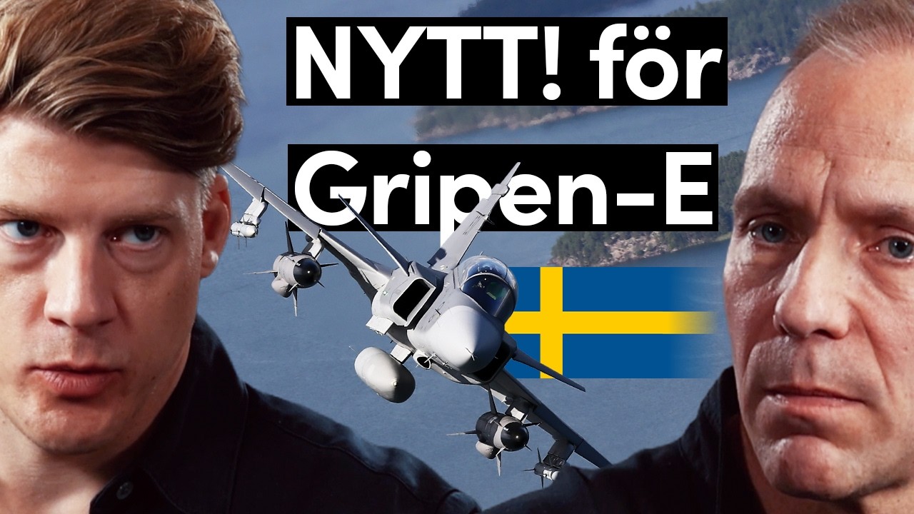NY INTEL Om GRIPEN E! Stridspilot Besöker SAAB