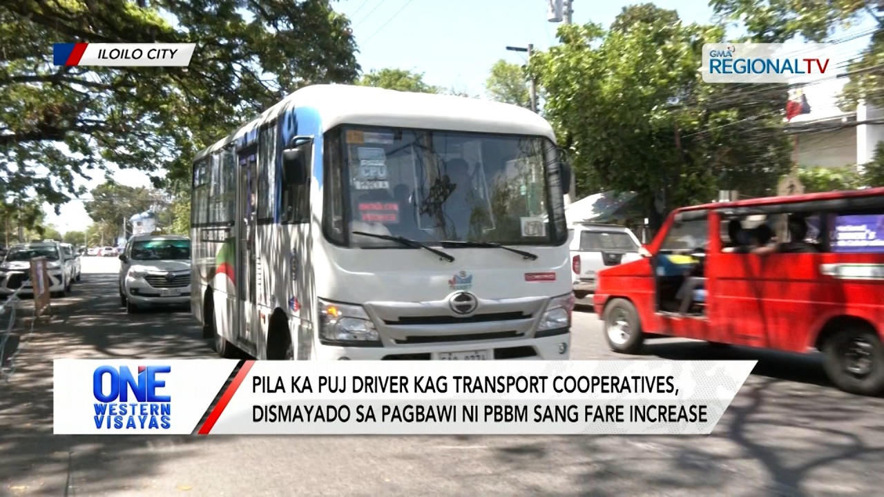 Pila ka PUJ driver, dismayado sa pagbawi ni PBBM sang fare increase | One Western Visayas