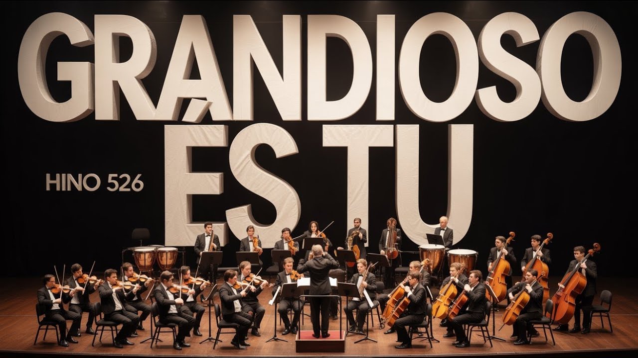 🎵 O Hino que fez a igreja toda chorar | Grandioso és Tu | Hino 526 Harpa (Orquestra Louvando ao Rei)