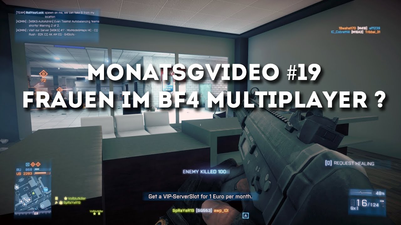 Montagsvideo #19 Frauen Modelle im BF4 Multiplayer