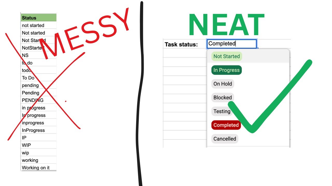 Spreadsheet Skill: Dropdown Lists in Google Sheets