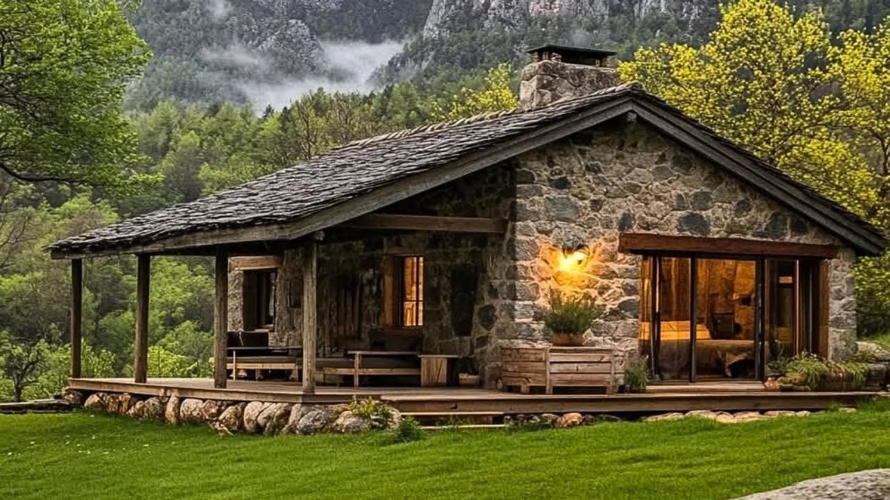 70 MODELOS DE CASAS DE PEDRA | Fachadas de CASAS DE PEDRA RÚSTICAS | Casas de Pedras Bonitas